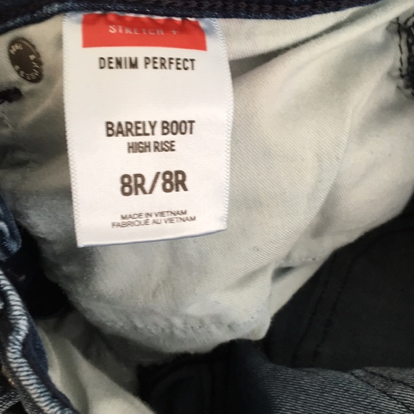 Express High Rise Stretch Plus Barely Boot Jeans - Picture 7 of 8